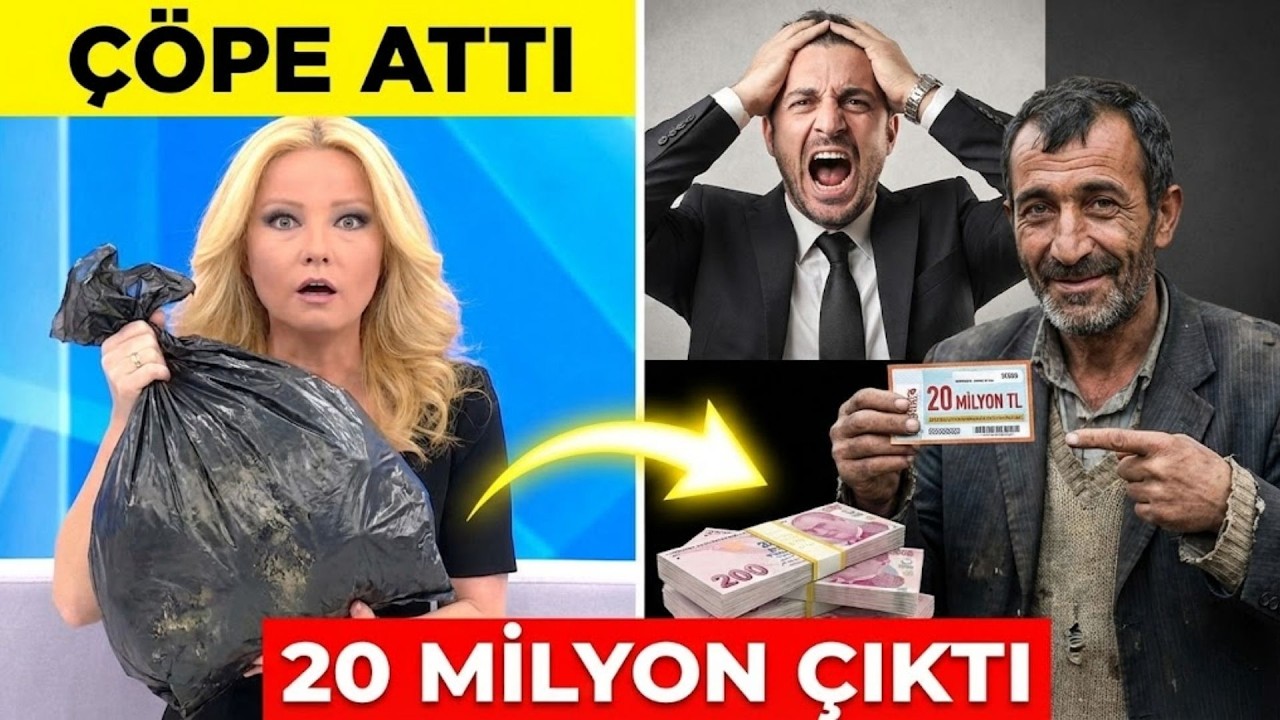 BÜYÜK İKRAMİYE ÇIKAN BİLETİ ÇÖPE ATTI! KAĞIT TOPLAYICISI GETİRİNCE SERVETİNİ YARIYA BÖLDÜ