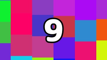 9 Seconds Timer ‐ Countdown Colorful Tiles