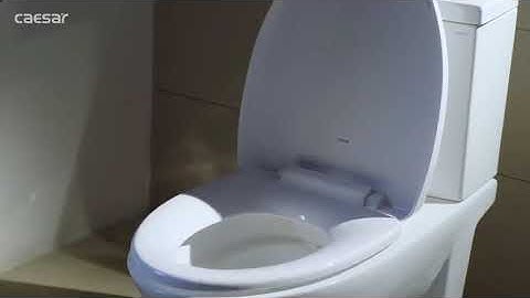 HappyHome -  BÀN CẦU CAESAR CD1340 - TÍNH NĂNG VƯỢT TRỘI, XẢ TRÔI VI KHUẨN, hàng chính hãng