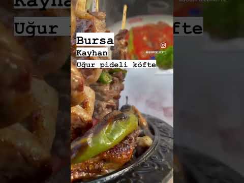 İskender pideli köfte cantık lahmacun Bursa