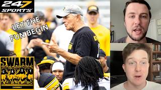 Iowa Football Media Day + OPEN PRACTICE: What We WANT to Know, What YOU Should Watch For | SwarmCast