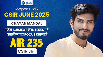 CSIR NET Physics Topper 2025 | Chayan’s Game-Changing Preparation Secrets