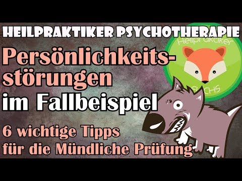 Heilpraktiker Psychotherapie: PERSÖNLICHKEITSSTÖRUNGEN