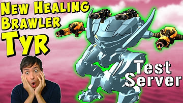 New Ragnarok Robot TYR Healing Test Server Gameplay - War Robots WR