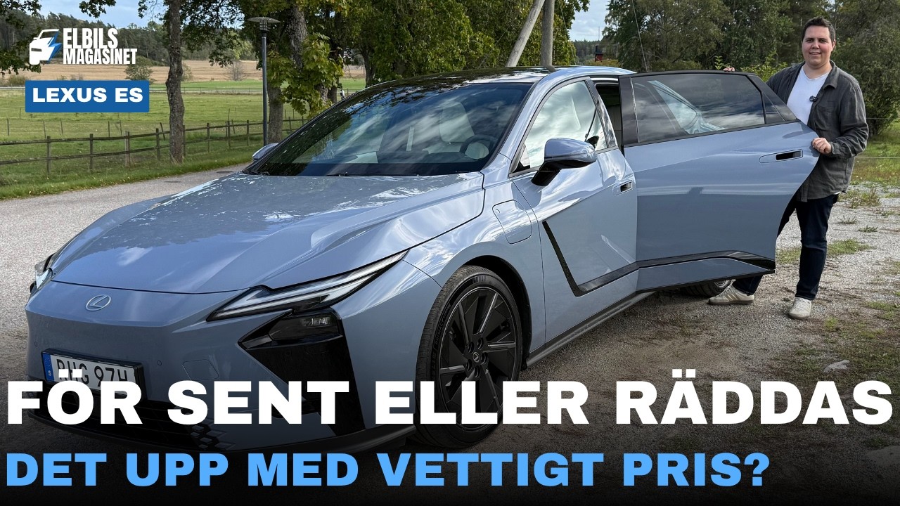 Provåker nya Lexus ES | Inte tekniken som imponerar