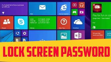 how to set pc and laptop lock screen password windows 8, 8.1,8.1 por ...............................