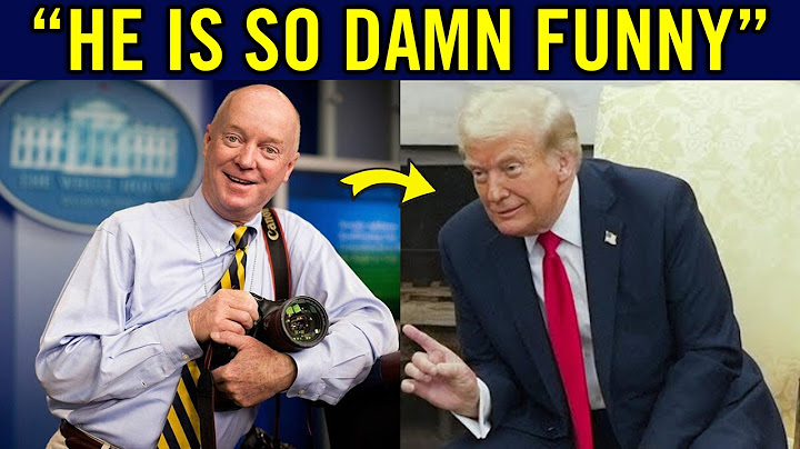 Trump's Photographer REVEALS How Cool He is Behind the Scenes