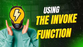 Using the invoke function in Power Query Editor