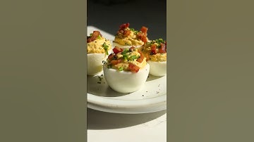 LOADED deviled eggs