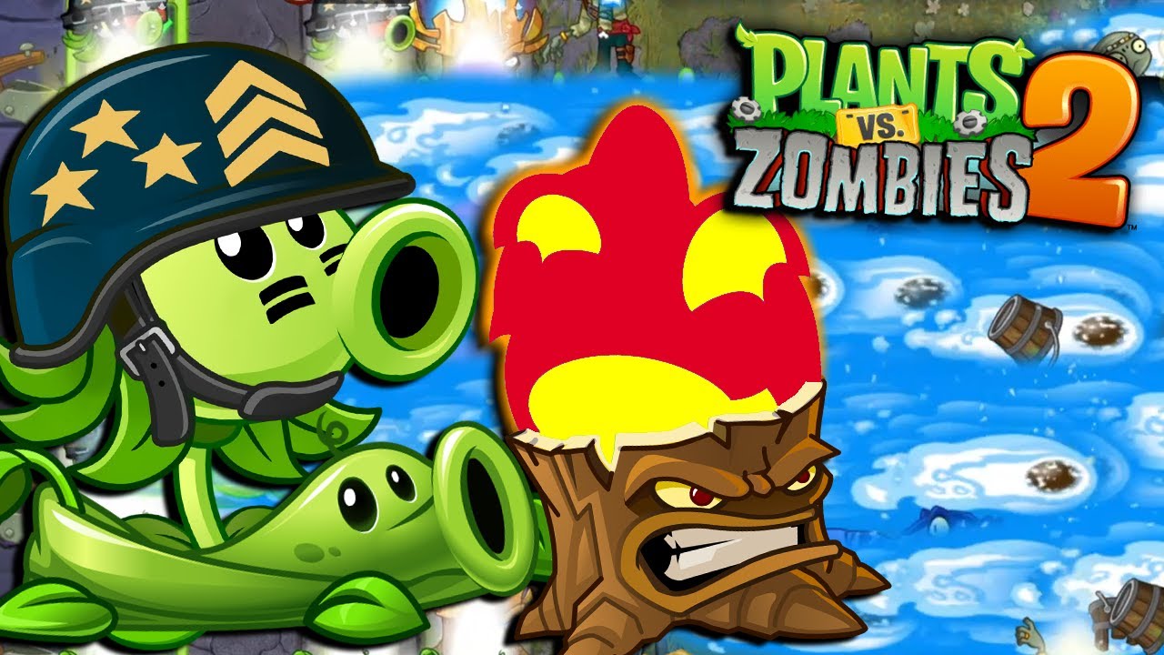EL EQUIPO MAS PODEROSO DE PLANTAS - Plantas vs Zombies 2 - YouTube