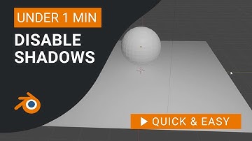 Blender Tutorial: How to Disable Shadows in Blender 👥