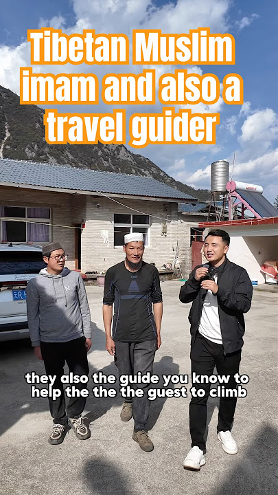 Tibetan Muslim imam and also a travel guider in Shari-la #chinesemuslim