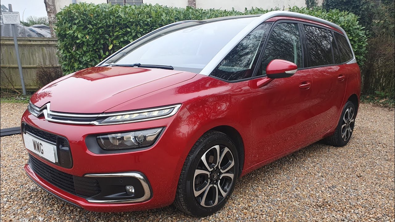 2020 (70) Citroen Grand C4 SpaceTourer 1.2 PureTech Flair Plus Euro 6 5 Door Red £13,500.00