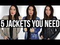 5 Jackets Every Woman NEEDS In Their Closet!