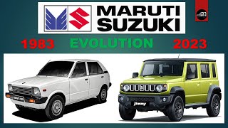 EVOLUTION OF MARURTI SZUKI | HISTORY OF MARUTI SUZUKI | 1983-2023