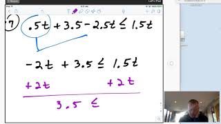Algebra 1 Ch. 3-4 solving multistep inequalities