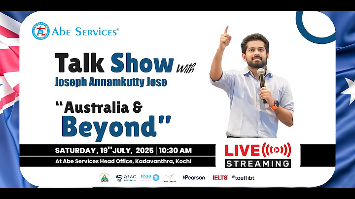 Talk show with Joseph Annamkutty Jose