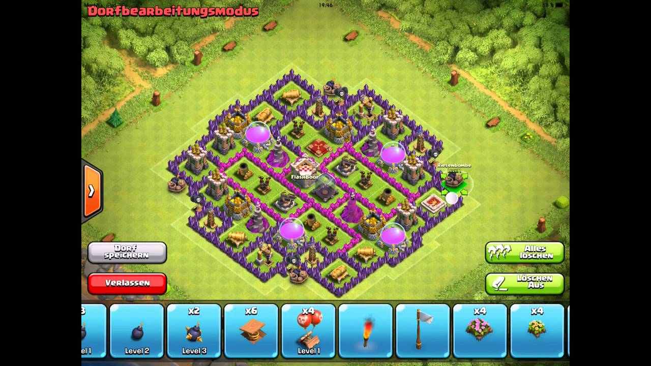 Clash Of Clans Rathaus 1 Base