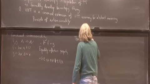 Homotopy and Univalence - Thorsten Altenkirch