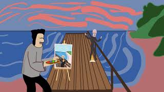 Ice Scream - Edvard Munch paints Marek Larwood