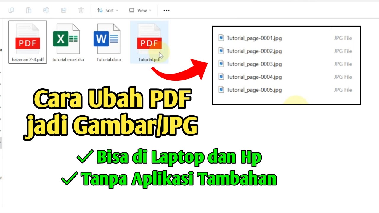 Cara Mengubah PDF Menjadi JPG Gambar Tanpa Aplikasi Tambahan YouTube Cara mengubah pdf menjadi jpg gambar tanpa aplikasi tambahan youtube