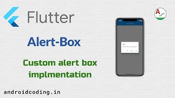 Flutter custom Alert dialog tutorial | Alert-Box | Source Code In Desc | flutter coding