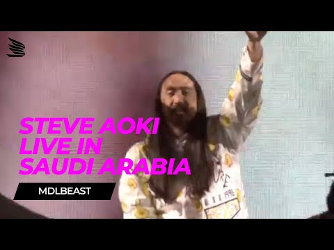@SteveAoki WILD performance at MDLBEAST Soundstorm 2019 Music Festival in Saudi Arabia