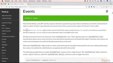 Mastering Node.js : Understanding Events | packtpub.com