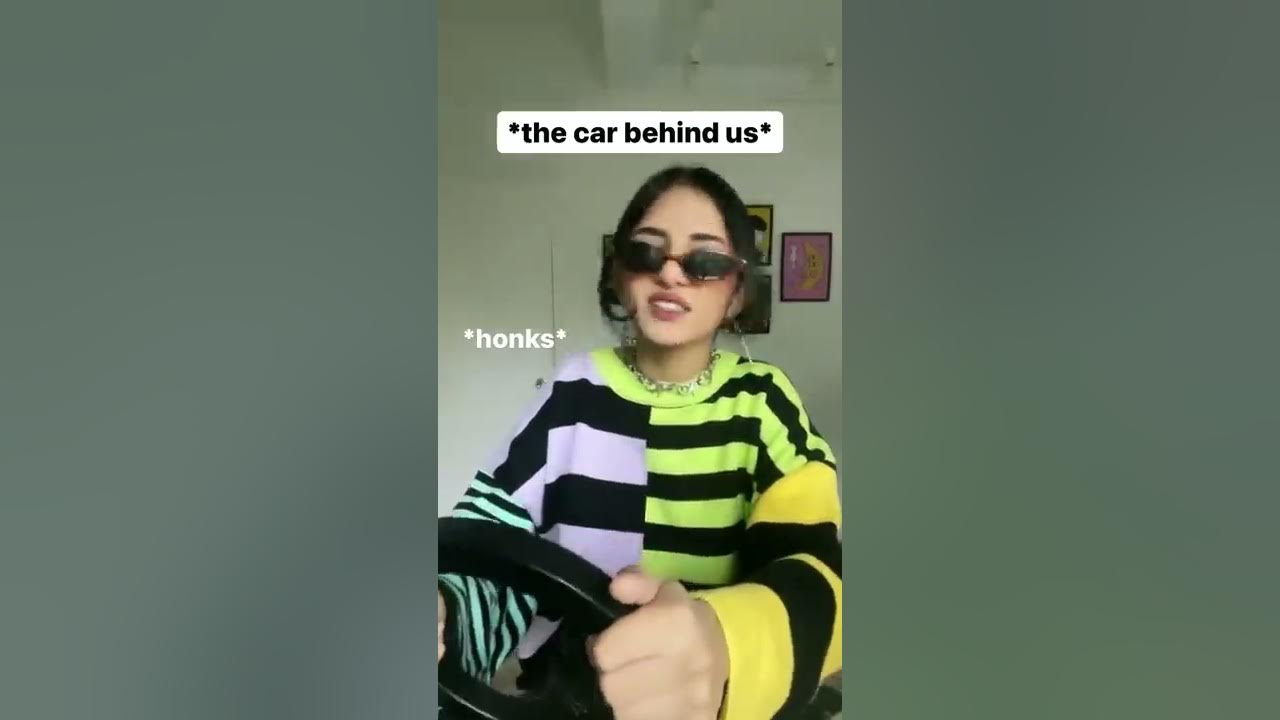 When you’re in the traffic and the car behind you honks - YouTube