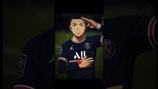 MBAPPÉ (anime or ghibli) 3 part ???? #1k #memes #funny #anime #realmadridmbappe