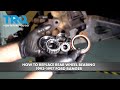 How to Replace Rear Wheel Bearing 1993-1997 Ford Ranger