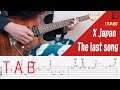 [TAB] X japan - The last song Guitar solo