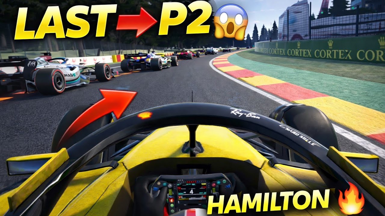 LAST TO P2 😱 | Lewis Hamilton’s INSANE Comeback at Belgium (Spa) | F1 25