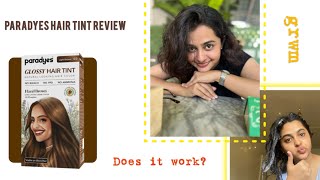 Birds Of Paradyes Glossy Hair Tint Review No Bleach, No Ammonia Hair Colour Light Brown