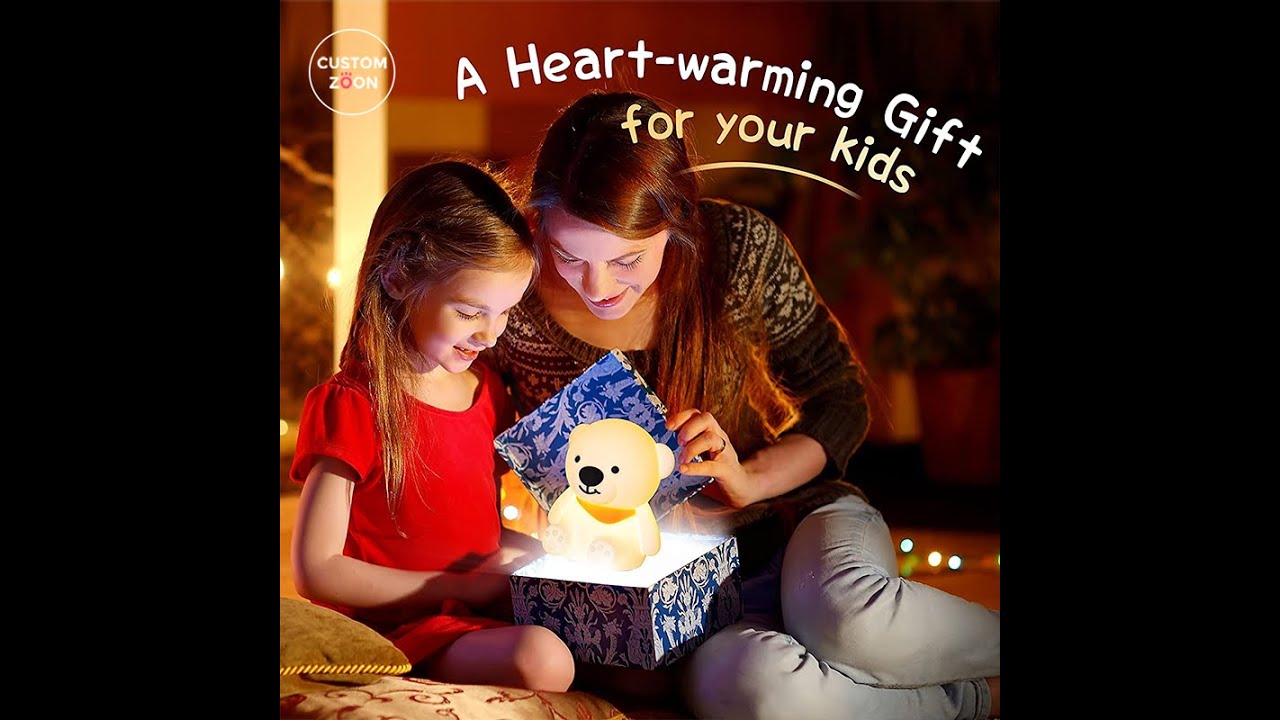 Perfect gifts for Pet Lover, Kid Night lamp for bedroom  - Customzoon