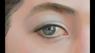 How to paint eyes with oil paint, oil painting tutorial