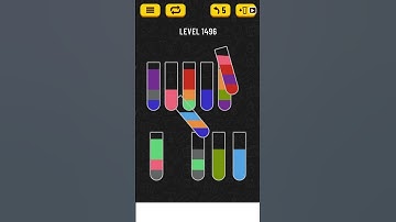 【Water Sort Puzzle】 Level 1496