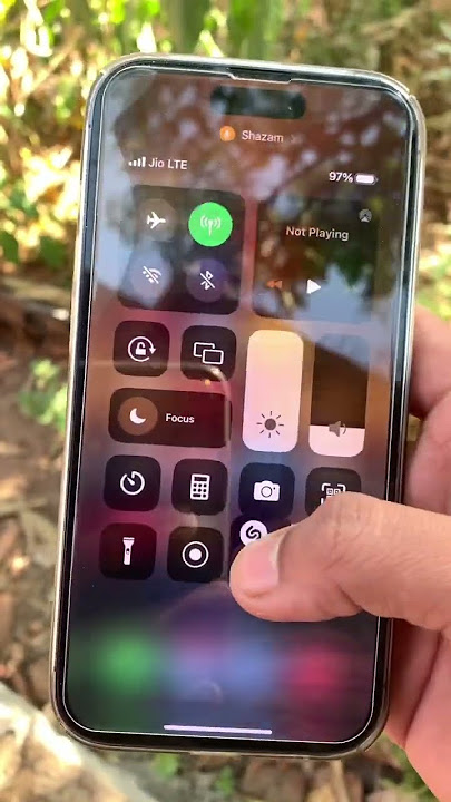 Shazam Widget On iPhone #iphone #shorts
