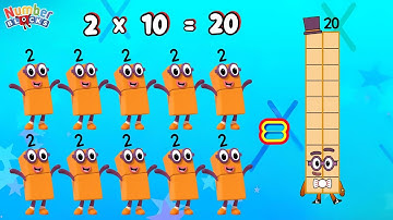 NUMBERBLOCKS ADDITION AND MULTIPLICATION | LEARN TO COUNT| ADD AND MULTIPLY NUMBERS | @ColorArt_id