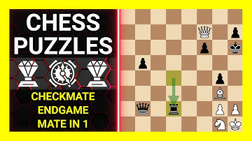 Chess Puzzles to Practice. Themes: Checkmate, Endgame, Mate in 1. Learn Chess