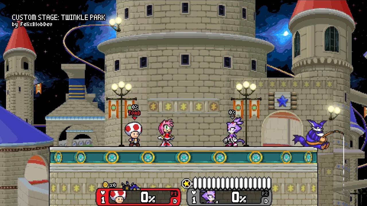 Super Smash Bros Unleashed - Toad vs Blaze [Rivals of Aether Gameplay ...