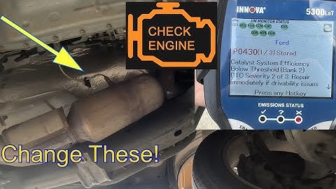 2017 Ford Expedition O2 Oxygen Sensors (CODE P0430)