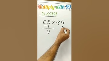 trick for multiple with 99#math #multiple #tricks#easy #trending#vedicmaths