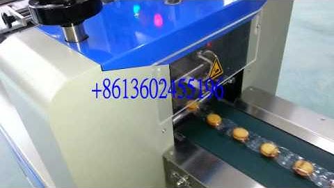 Horizontal automatic candy flow pack machines