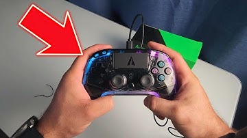 AUROCE Wireless Gaming Controller Review | Transparent ps4 Controller with RGB light #review