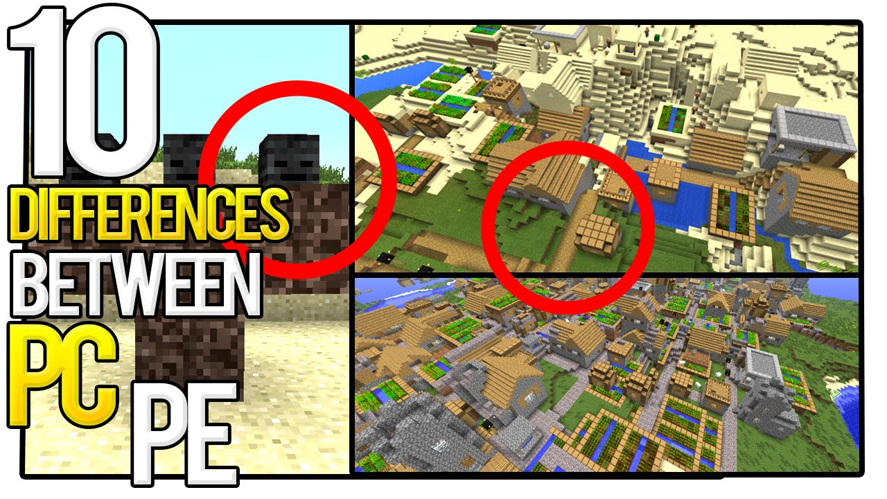 Difference Between  Minecraft pocket edition, Minecraft app, Minecraft