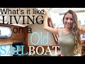 Living on a SAILBOAT that's 50+ YEARS old|MINIMALISM at Sea|E15