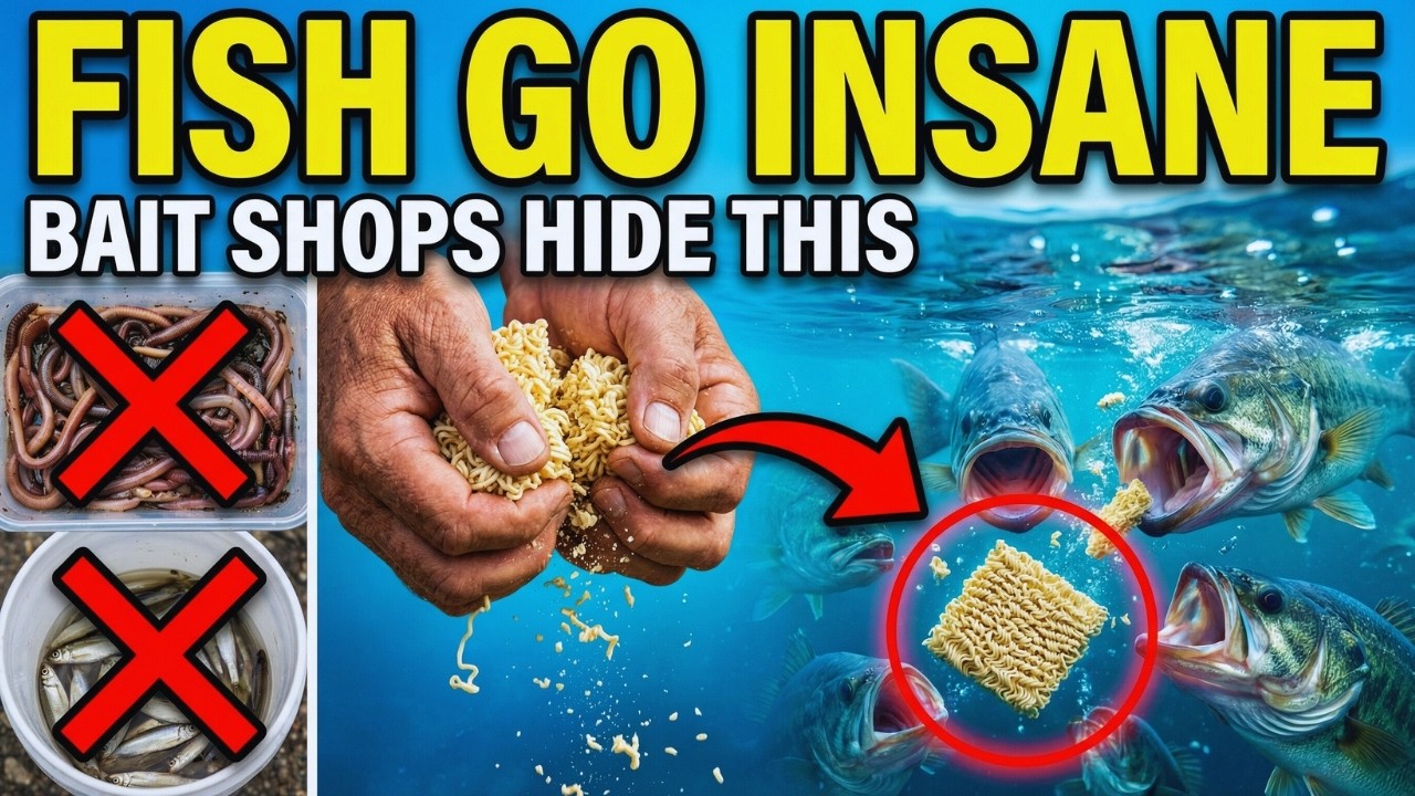 Crush Instant Ramen Like This — Better Than Live Bait (Seriously!)