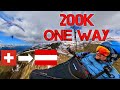 200k Paragliding | Switzerland to Austria!!