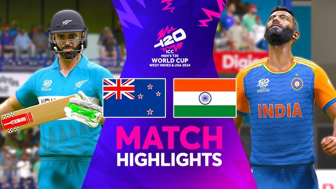 India vs New Zealand - Highlights | ICC Men's T20 World Cup 2024 ...